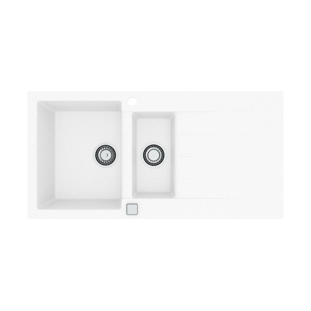 Alveus Cadit 80 Inset Sink For 600mm Cabinet In One and half bowl Arctic 1140599N