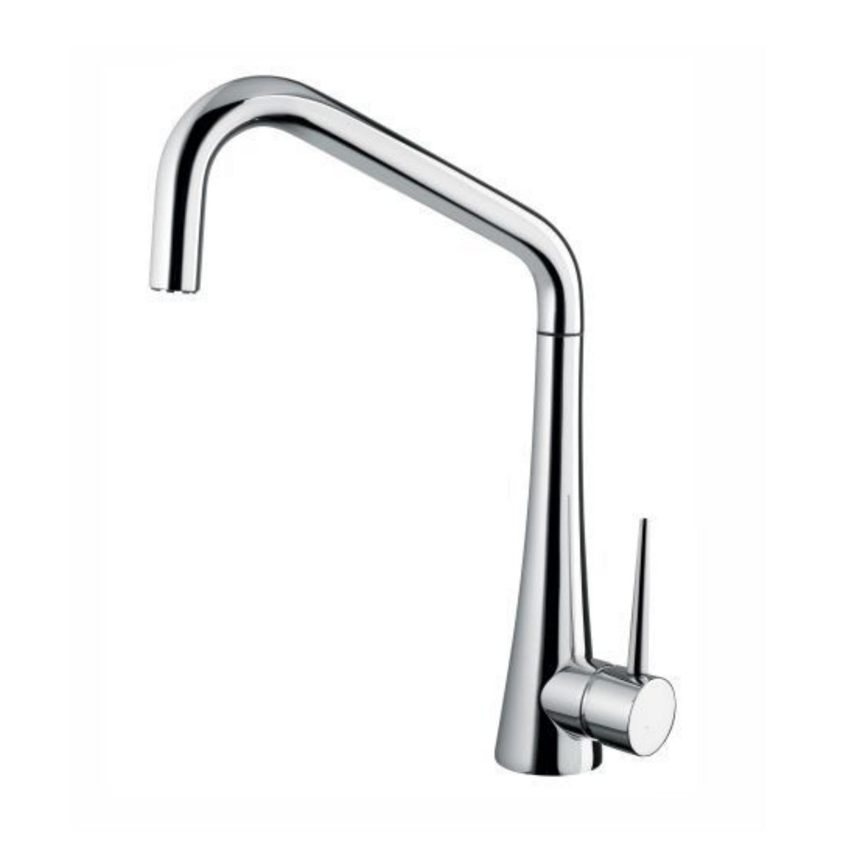 Alveus Eden Kitchen Mixer Tap with Elegant High-Arc Spout & Smooth Single-Lever Control in Chrome