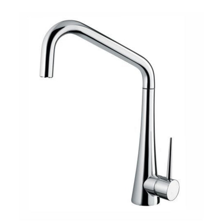 Alveus Eden Kitchen Mixer Tap with Elegant High-Arc Spout & Smooth Single-Lever Control in Chrome