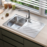 Alveus Fluid Monarch Kitchen Tap with Single Lever Handle in Anthracite Life Style