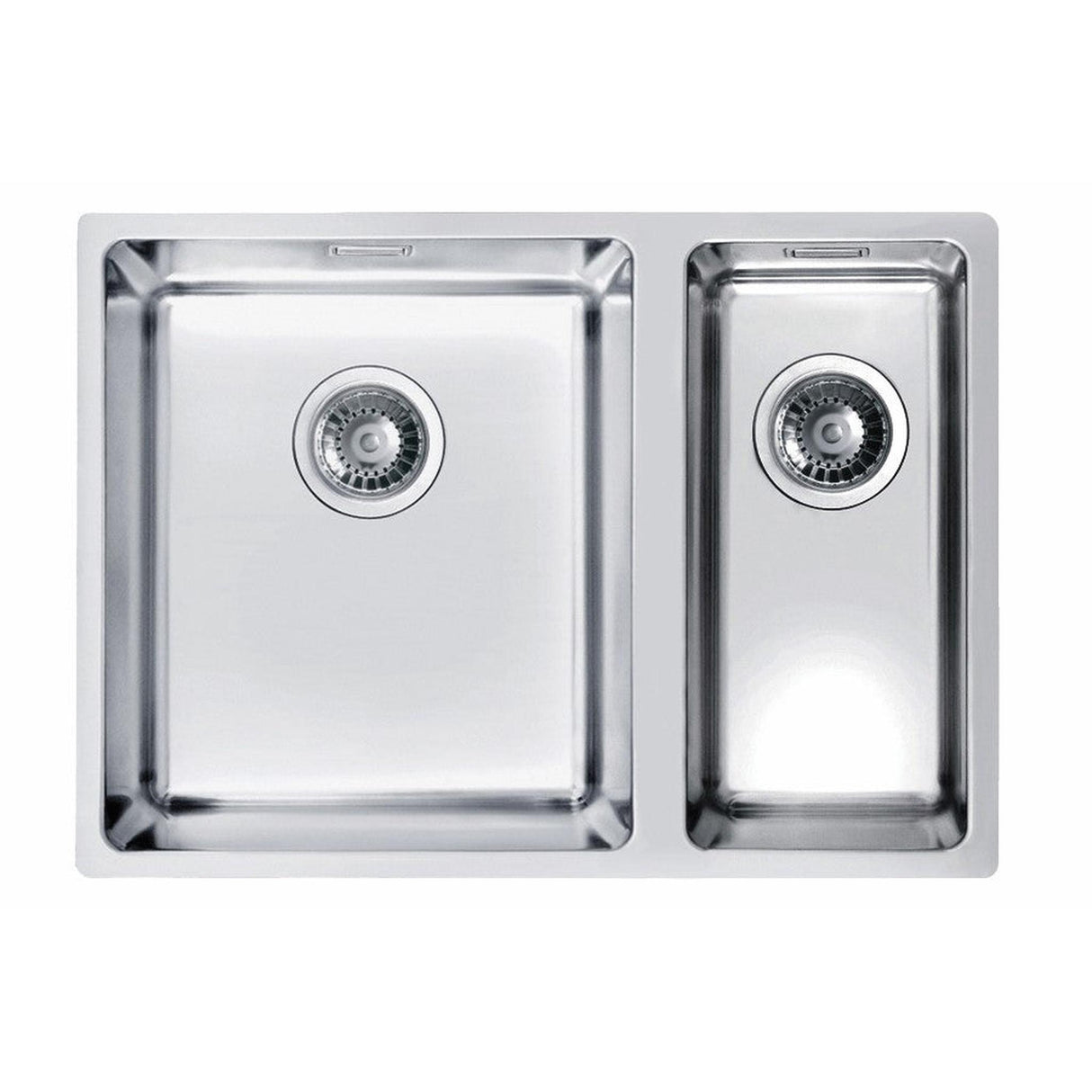 Alveus Monarch Kombino 120 Undermount Sink For 600mm Cabinet In One and half bowl Stainless Steel 1101960N