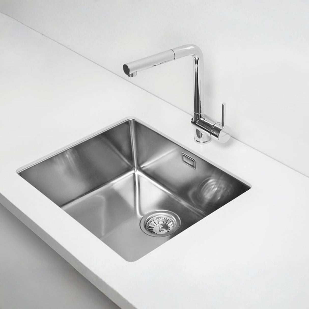 Alveus Kombino 30 Undermount Sink for 450mm Cabinet in Single Bowl Stainless Steel Life Style