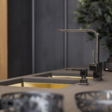 Alveus Laguna Monarch Kitchen Tap with Single Lever in Anthracite Life Style