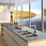 Alveus Laguna Monarch Kitchen Tap with Single Lever in Chrome Life Style