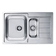 Alveus Line 70 Inset Sink For 500mm Cabinet in One and Half Bowl Stainless Steel
