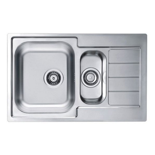 Alveus Line 70 Inset Sink For 500mm Cabinet in One and Half Bowl Stainless Steel