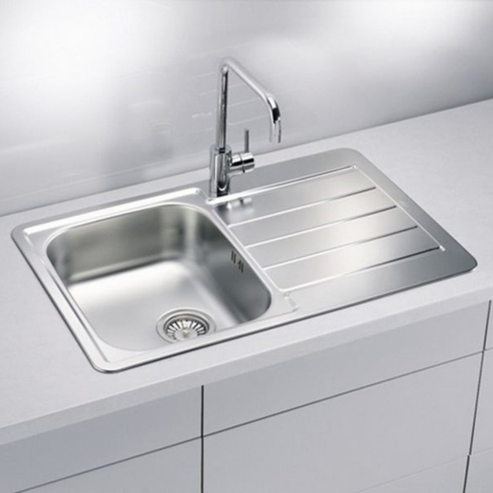 Alveus Line 80 Inset Sink for 450mm Cabinet in One and Half Bowl Stainless Steel Life Style