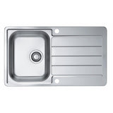 Alveus Line Maxim 20 Inset Sink For 500mm Cabinet In Single bowl single drainer Stainless Steel 1085945N