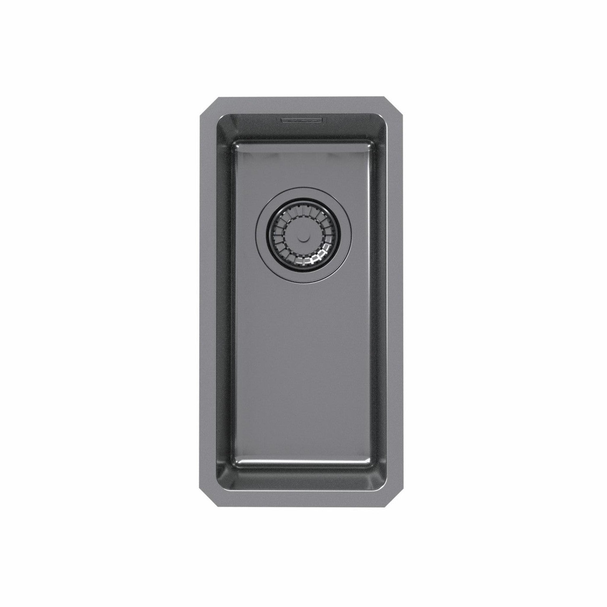 Alveus Monarch Kombino 10 Undermount Sink For 300mm Cabinet In Single Bowl Anthracite 1122671N