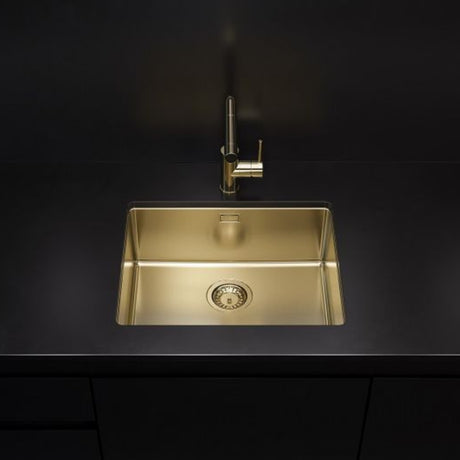 Alveus Monarch Kombino 50 Undermount Sink for 600mm Cabinet in Single Bowl Gold Life Style