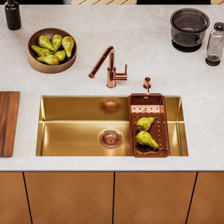 Alveus Monarch Quadrix 60 1.0 Bowl Undermount & Inset Kitchen Sink Lifestyle 2