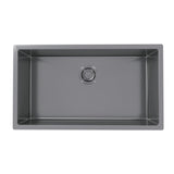 Alveus Monarch Quadrix 60 Sink For 800-900mm Cabinet In Single Bowl Anthracite