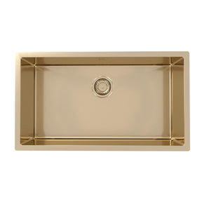 Alveus Monarch Quadrix 60 Sink For 800-900mm Cabinet In Single Bowl Bronze