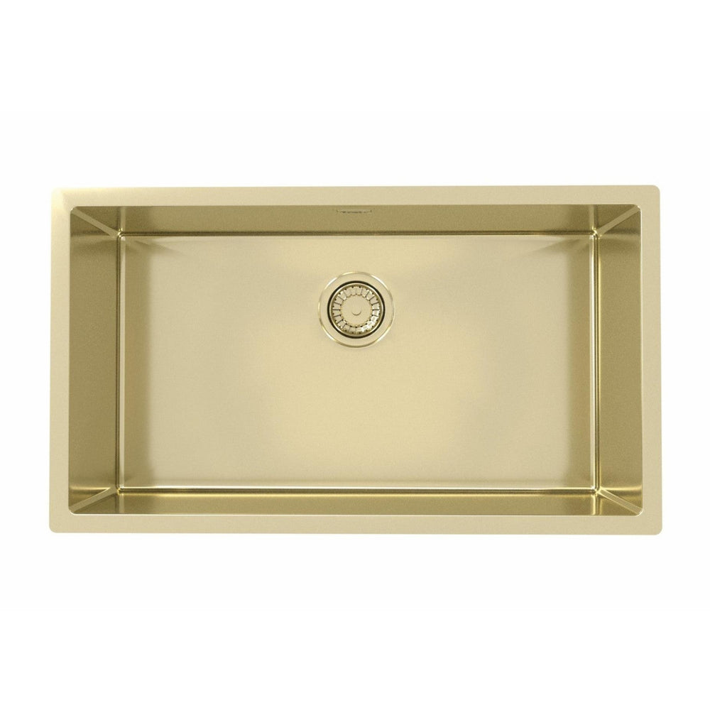 Alveus Monarch Quadrix 60 Sink For 800-900mm Cabinet In Single Bowl Gold