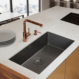 Alveus Monarch Quadrix 60 Sink for 800-900mm Cabinet in Single Bowl Anthracite Life Style
