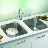 Alveus Monarch Variant 10 Undermount Sink For 600mm Cabinet In Single Bowl Stainless Steel Life Style