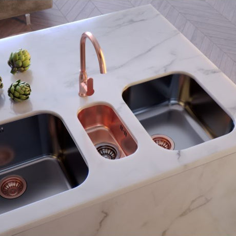 Alveus Monarch Variant 10 Undermount Sink For 800-900mm Cabinet In Single Bowl Life Style
