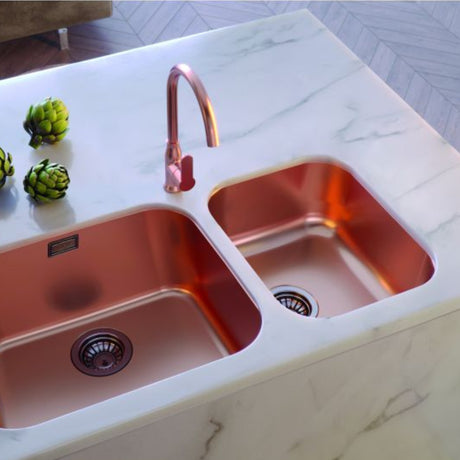 Alveus Monarch Variant 10 Undermount Sink For 800-900mm Cabinet In Single Bowl Life Style