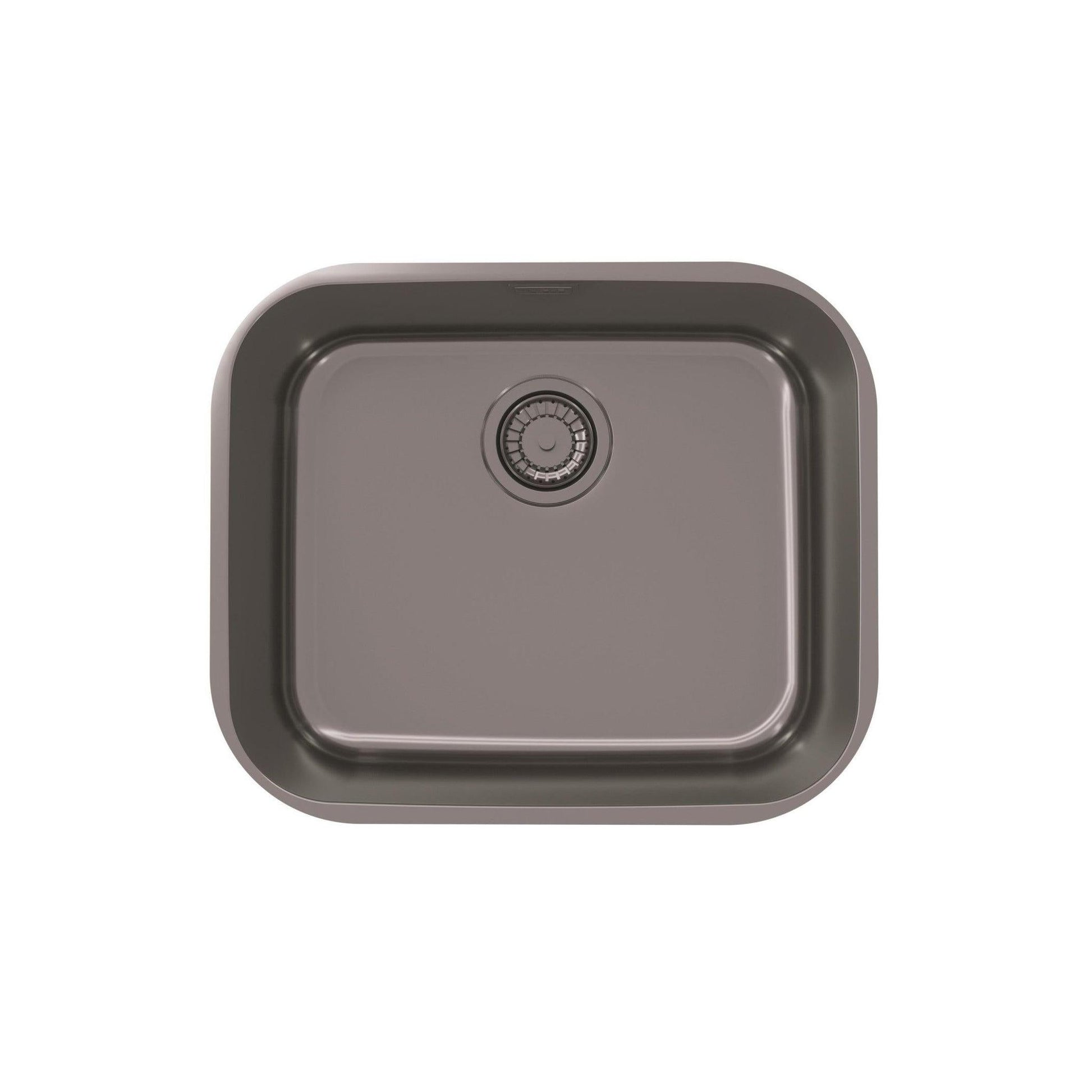 Alveus Monarch Variant 10 Undermount Sink For 300mm Cabinet In Single Bowl Anthracite 1113582N 