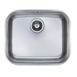 Alveus Monarch Variant 10 Undermount Sink For 600mm Cabinet In Single Bowl Stainless Steel 1145080N