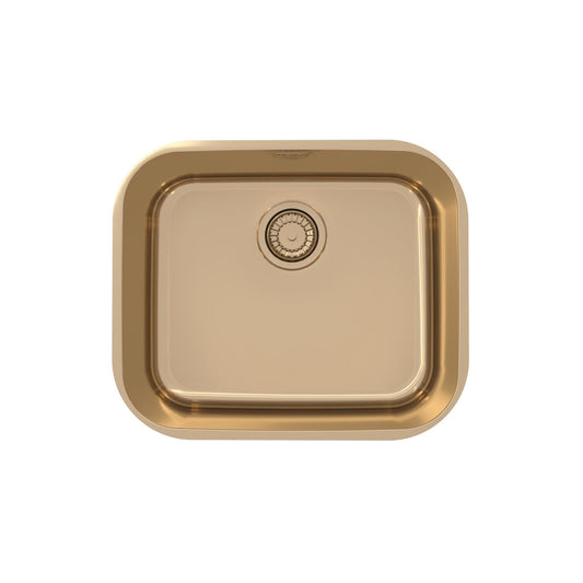 Alveus Monarch Variant 10 Undermount Sink For 800-900mm Cabinet In Single Bowl Bronze 1113581N