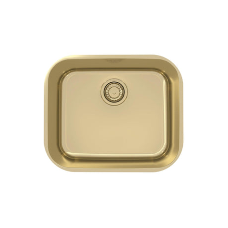 Alveus Monarch Variant 10 Undermount Sink For 800-900mm Cabinet In Single Bowl Gold 1113575N