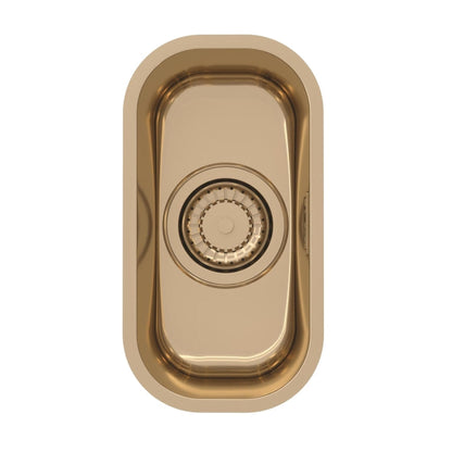 Alveus Monarch Variant 110 Undermount Sink For 400mm Cabinet In Single Bowl Bronze 1114242N