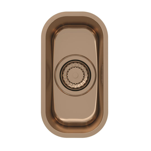 Alveus Monarch Variant 110 Undermount Sink For 400mm Cabinet In Single Bowl Copper 1114241N