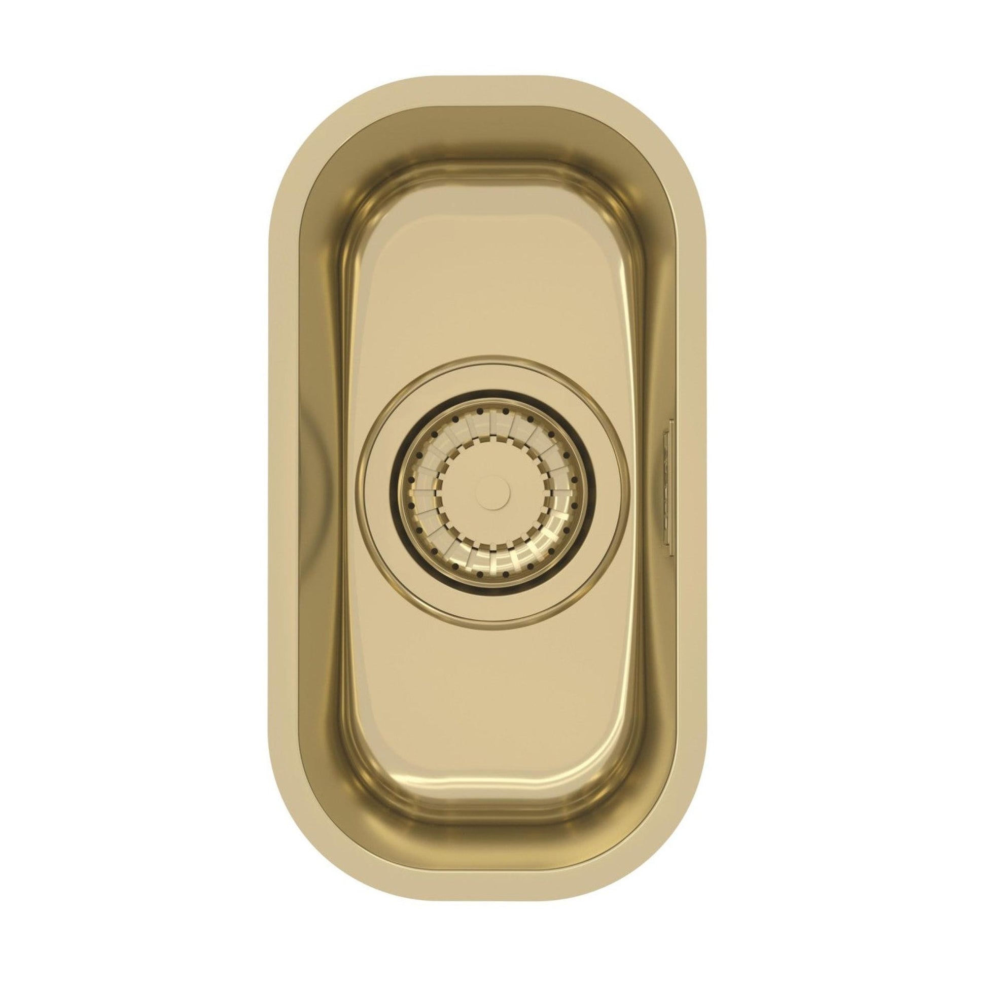 Alveus Monarch Variant 110 Undermount Sink For 400mm Cabinet In Single Bowl Gold 1114240N