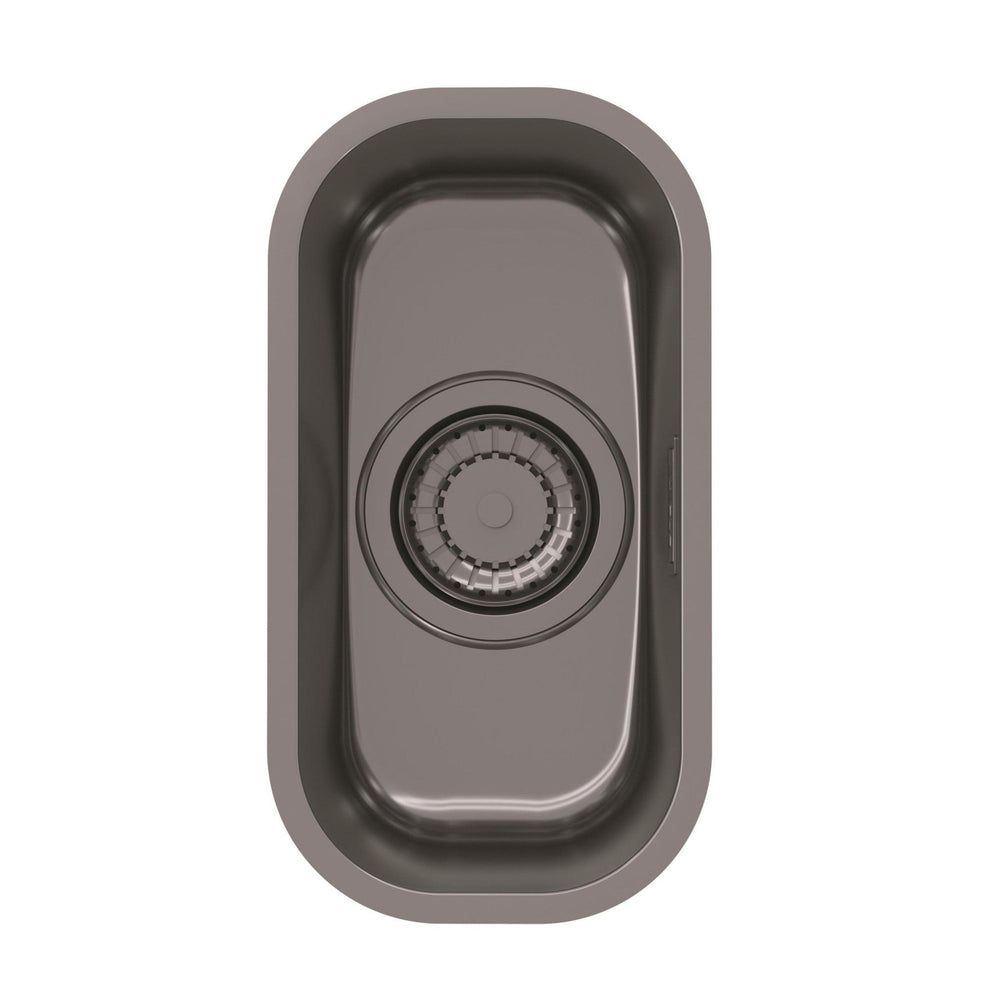 Alveus Monarch Variant 110 Undermount Sink For 600mm Cabinet In Single Bowl Anthracite 1114243N