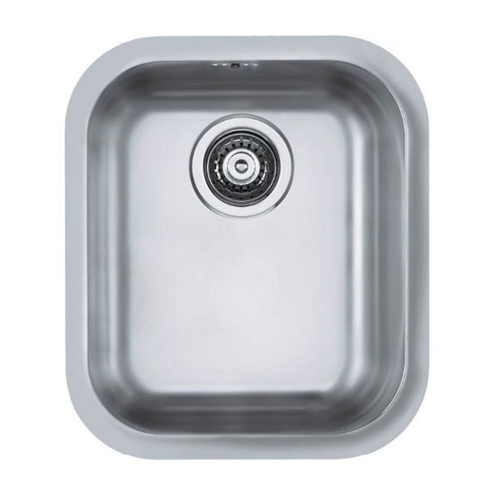Alveus Monarch Variant 40 Undermount Sink For 600mm Cabinet In Single Bowl Stainless Steel