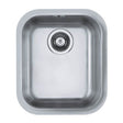 Alveus Monarch Variant 40 Undermount Sink For 600mm Cabinet In Single Bowl Stainless Steel
