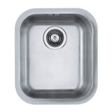 Alveus Monarch Variant 40 Undermount Sink For 600mm Cabinet In Single Bowl Stainless Steel