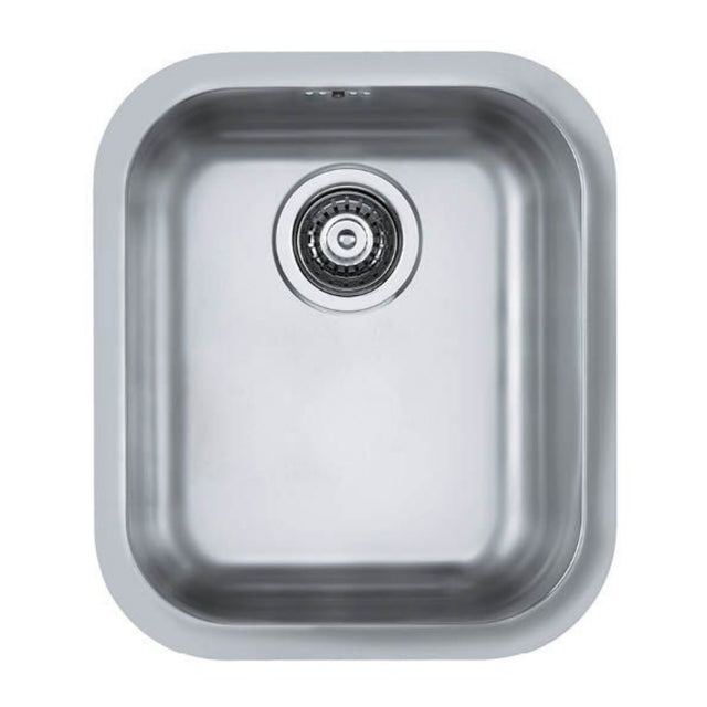 Alveus Monarch Variant 40 Undermount Sink For 600mm Cabinet In Single Bowl Stainless Steel
