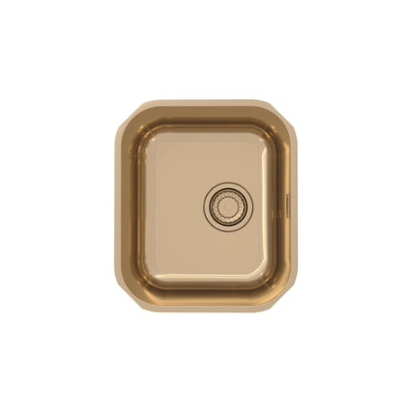 Alveus Monarch Variant 40 Undermount Sink For 300mm Cabinet In Single Bowl Bronze 1113587N
