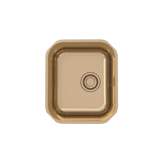 Alveus Monarch Variant 40 Undermount Sink For 300mm Cabinet In Single Bowl Bronze 1113587N