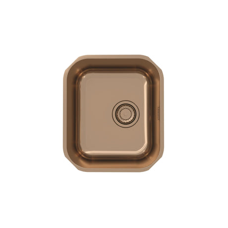 Alveus Monarch Variant 40 Undermount Sink For 300mm Cabinet In Single Bowl Copper 1113586N