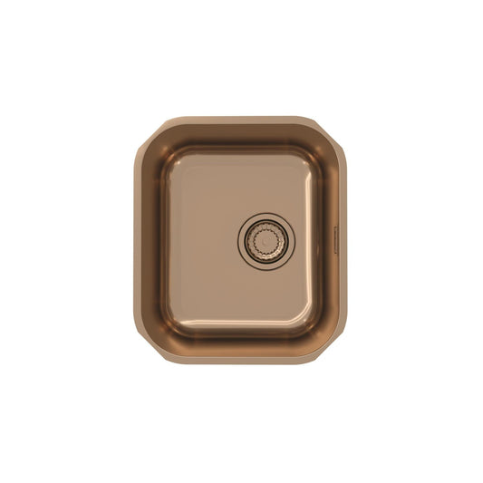 Alveus Monarch Variant 40 Undermount Sink For 300mm Cabinet In Single Bowl Copper 1113586N