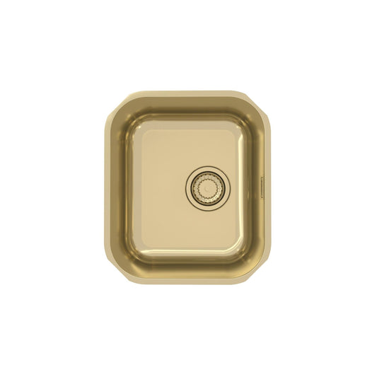 Alveus Monarch Variant 40 Undermount Sink For 300mm Cabinet In Single Bowl Gold 1113584N