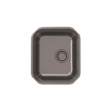 Alveus Monarch Variant 40 Undermount Sink For 400mm Cabinet In Single Bowl Anthracite 1113589N