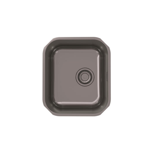 Alveus Monarch Variant 40 Undermount Sink For 400mm Cabinet In Single Bowl Anthracite 1113589N