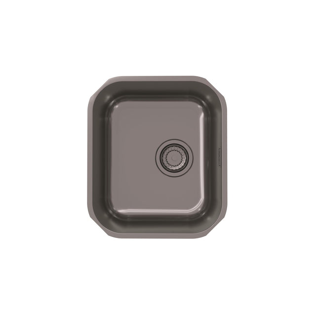 Alveus Monarch Variant 40 Undermount Sink For 400mm Cabinet In Single Bowl Anthracite 1113589N