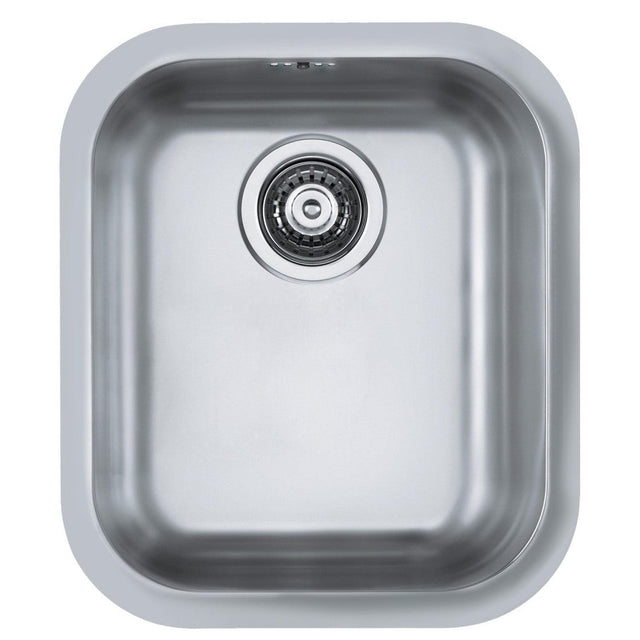 Alveus Monarch Variant 40 Undermount Sink For 600mm Cabinet In Single Bowl Stainless Steel 1145081N
