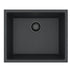 Alveus Omni 30 Undermount Sink for 600mm Cabinet in Single Bowl Carbon Front View