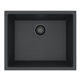 Alveus Omni 30 Undermount Sink for 600mm Cabinet in Single Bowl Carbon Front View