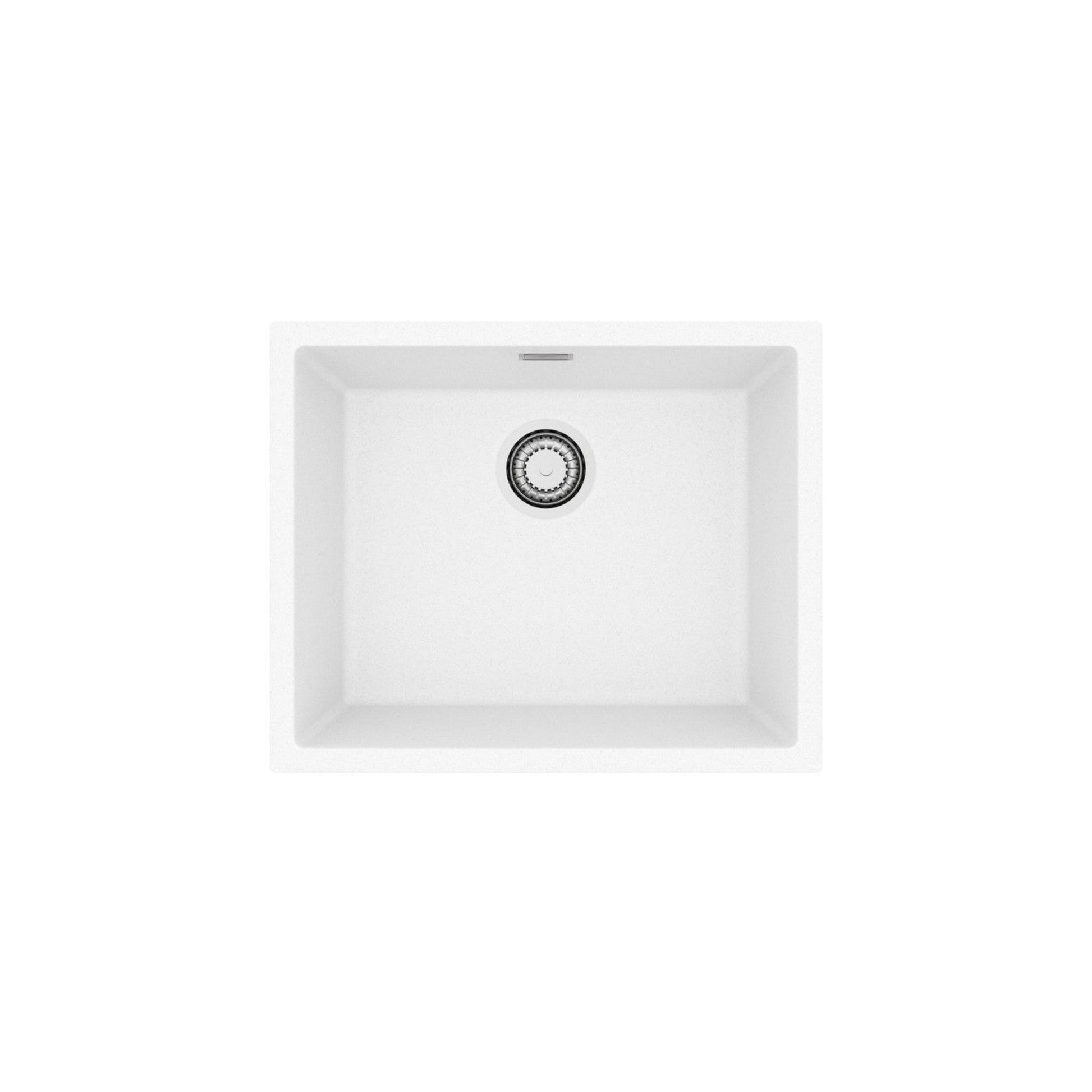Alveus Omni 30 Undermount Sink For 600mm Cabinet In Single bowl Arctic 1150051N