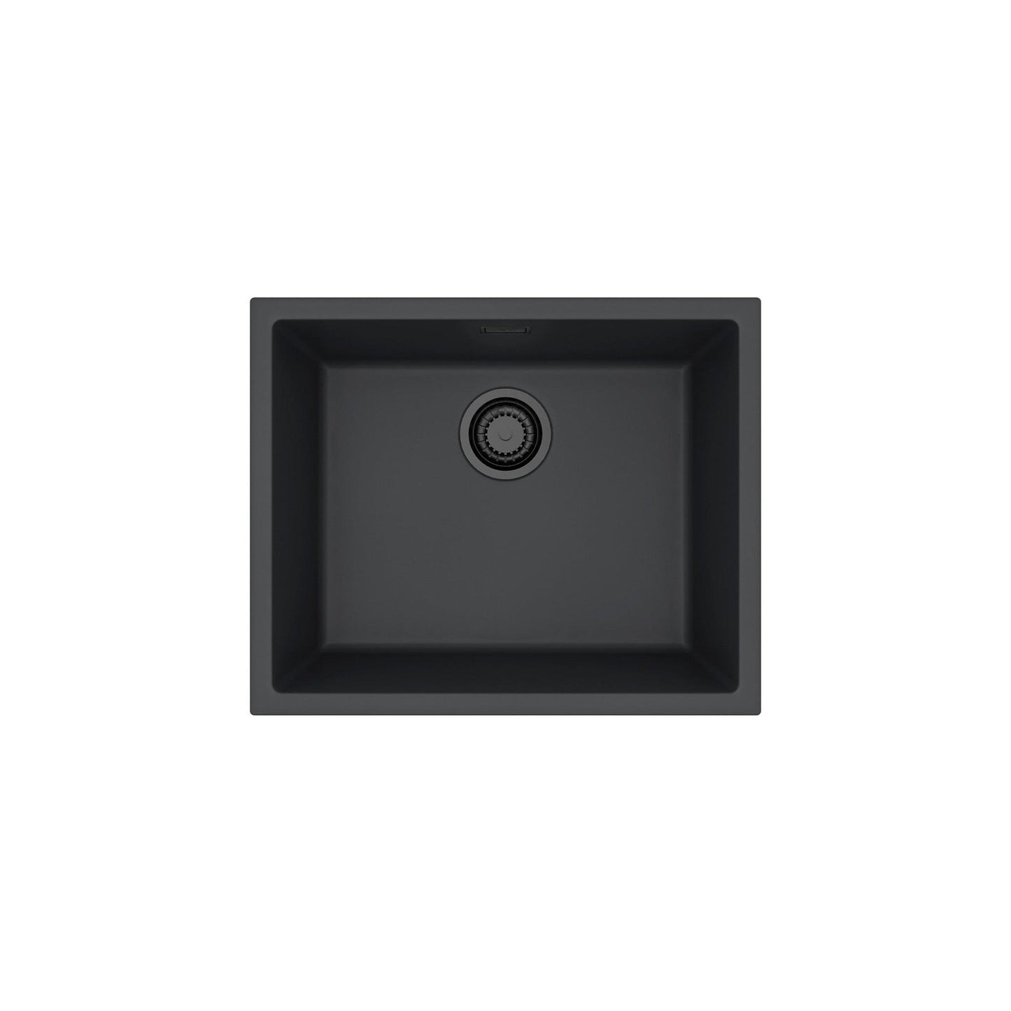 Alveus Omni 30 Undermount Sink For 600mm Cabinet In Single bowl Black  1150057N