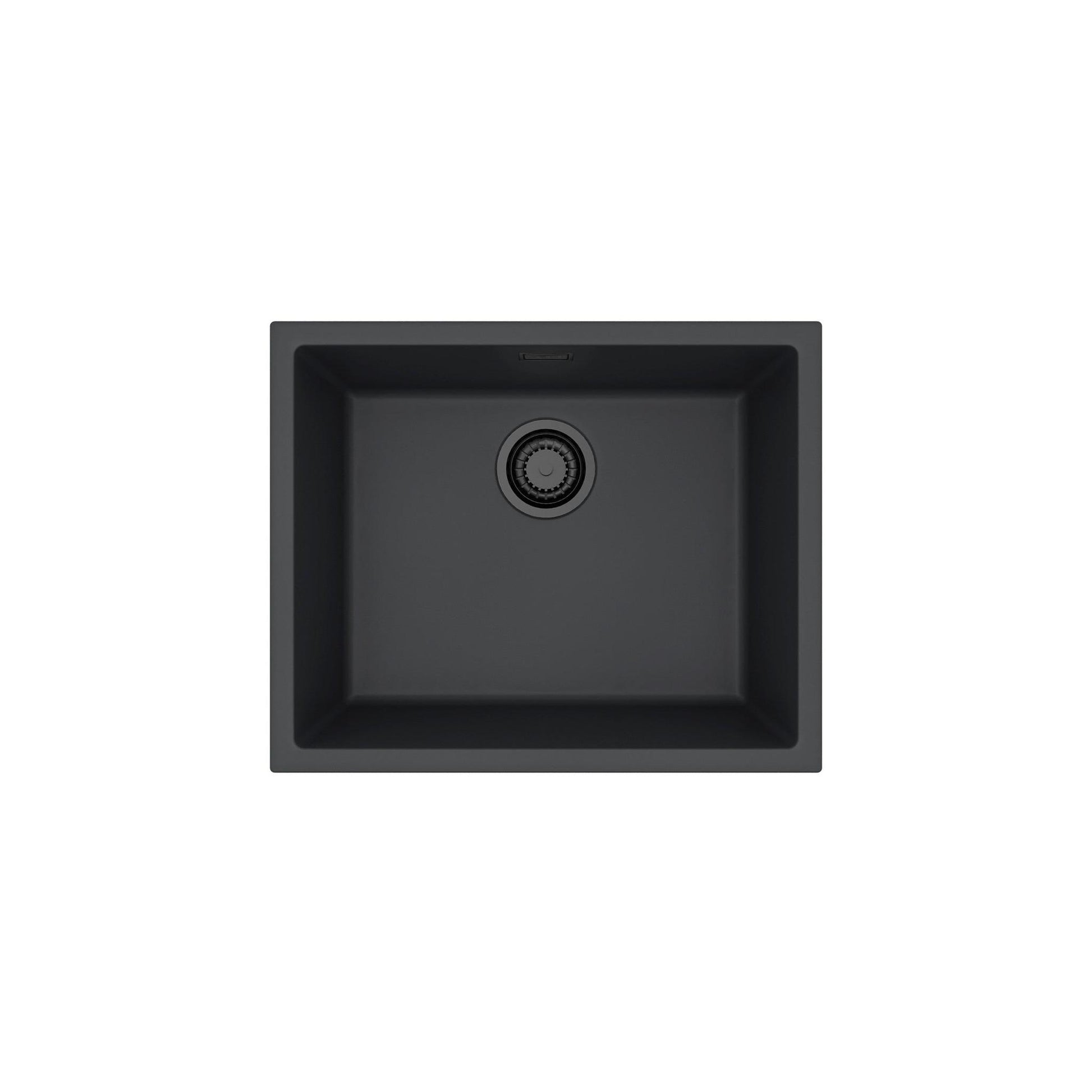 Alveus Omni 30 Undermount Sink For 600mm Cabinet In Single bowl Black  1150057N