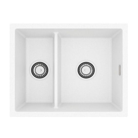 Alveus Omni 50 Undermount Sink for 600mm Cabinet in Single Bowl Single Drainer Arctic