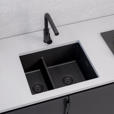 Alveus Omni 50 Undermount Sink for 600mm Cabinet in Single Bowl Single Drainer Arctic Life Style